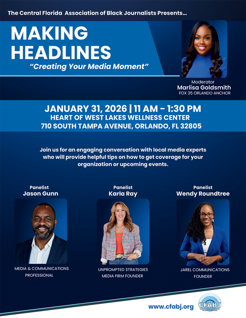 “Making Headlines: Creating Your Media Moment” Community Conversation